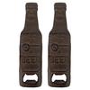 Design Toscano A Cold Bottle of Beer Cast Iron Bottle Opener, PK 2 QH917813